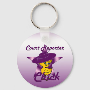 Porte-clés Journaliste au tribunal #9