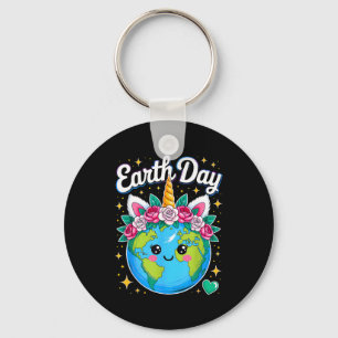 Porte-clés Journée de la terre planète restaurer la terre sau