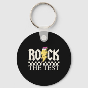 Porte-clés Journee de test de l'État Staar Rock The Test ABCD