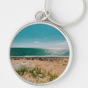 Porte-clés Journée d'été à la plage dans l'archipel suédois 