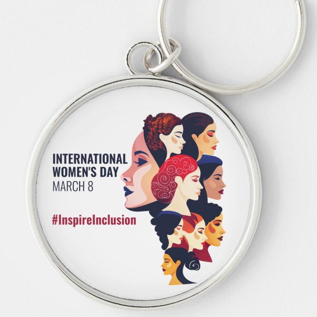 Porte-clés Journée internationale de la femme | IWD 8 mars (Devant)