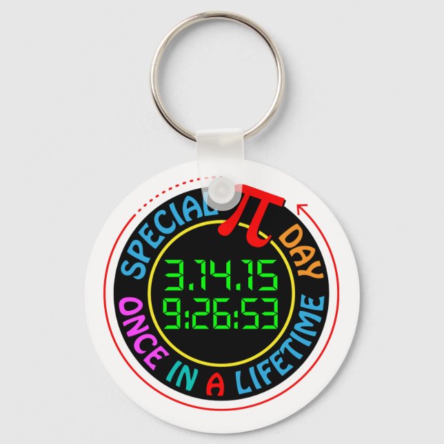 Porte-clés Journée spéciale Pi 2015 (Recto)