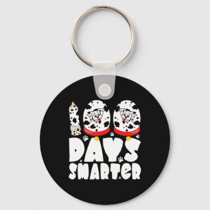 Porte-clés Jours Chien Dalmatien Plus Intelligent 100 Jours D