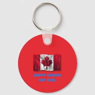 Porte-clés Joyeuse fête du Canada