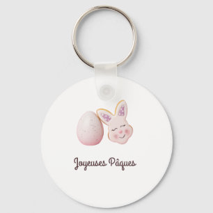 PORTE CLES JOYEUSE PAQUES KEYCHAIN