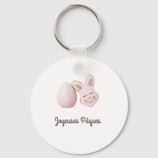 PORTE CLES JOYEUSE PAQUES KEYCHAIN