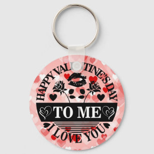 Porte-clés Joyeuse Saint-Valentin à moi je t'aime-58771