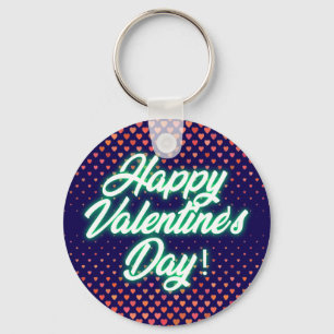Porte-clés Joyeuse Saint-Valentin Néon Design-23692