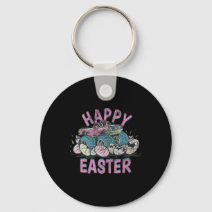 Porte-clés Joyeuses Pâques Monster Truck Œufs de Pâques pour