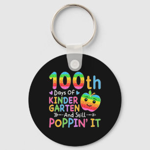Porte-clés Joyeux 100 Jours De Maternelle Et Toujours Poppin'
