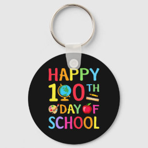 Porte-clés Joyeux 100e jour d'école 100 jours d'école Enseign