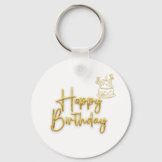 Porte-clés Joyeux anniversaire