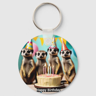 Porte-clés Joyeux anniversaire de Meerkat,