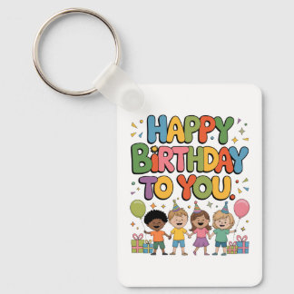 Porte-clés Joyeux Anniversaire Enfants