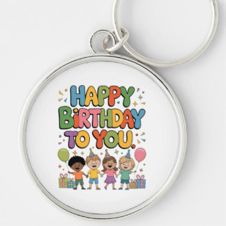 Porte-clés Joyeux Anniversaire Enfants