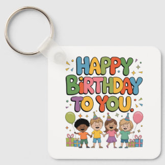 Porte-clés Joyeux Anniversaire Enfants