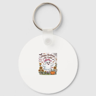 Porte-clés Joyeux Anniversaire Mlle Emily Halloween Fantôme C