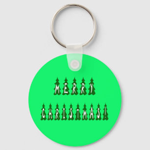 Porte-clés Joyeux arbre de Noël Police