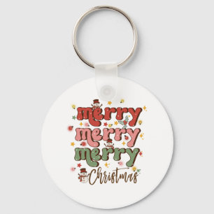 Porte-clés Joyeux cadeau de Noël