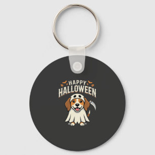 Porte-clés Joyeux Halloween Beagle Chien Design_1
