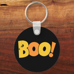 Porte-clés Joyeux Halloween Trick or Treat Citrouille Bouh !