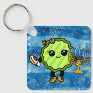 Porte-clés Joyeux Hanoukka Holiday Pickle