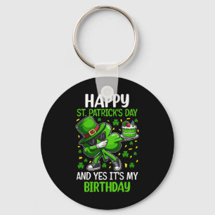 Porte-clés Joyeux Jour de la Saint Patrick Anniversaire Shamr