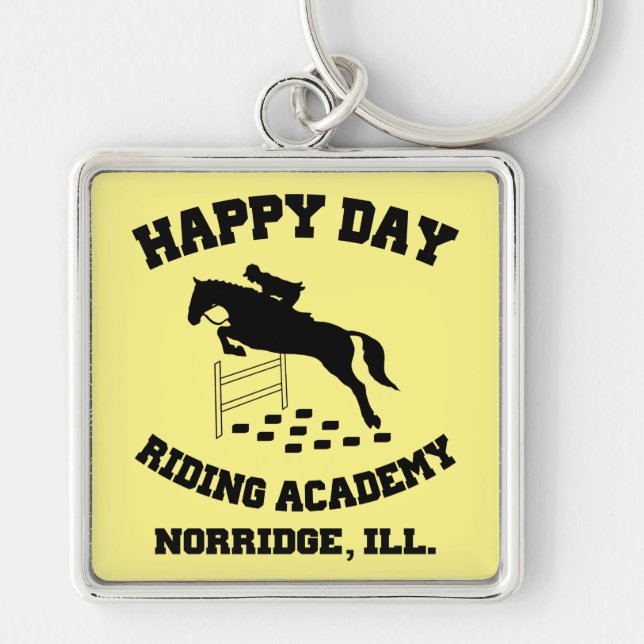 Porte-clés Joyeux Jour Stables, Académie d'équitation, Norrid (Devant)