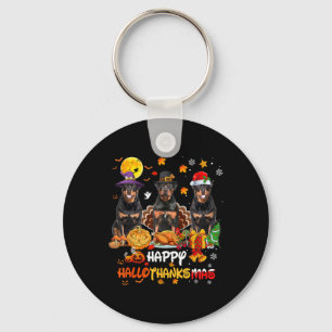 Porte-clés Joyeux Joyeux Joyeux Joyeux Joyeux Halloween Dog R