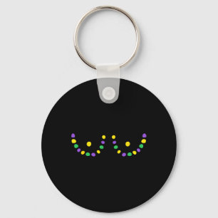 Porte-clés Joyeux Mardi Gras Funny