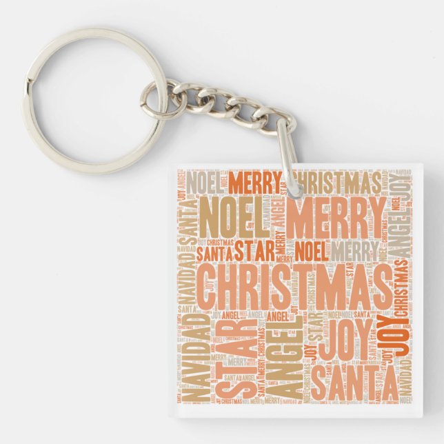 Porte-clés Joyeux Noël (Devant)