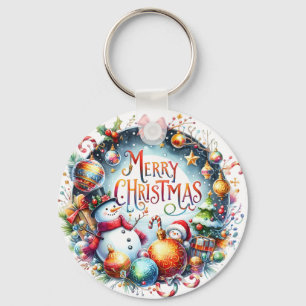 Porte-clés Joyeux Noël cadeau de Noël