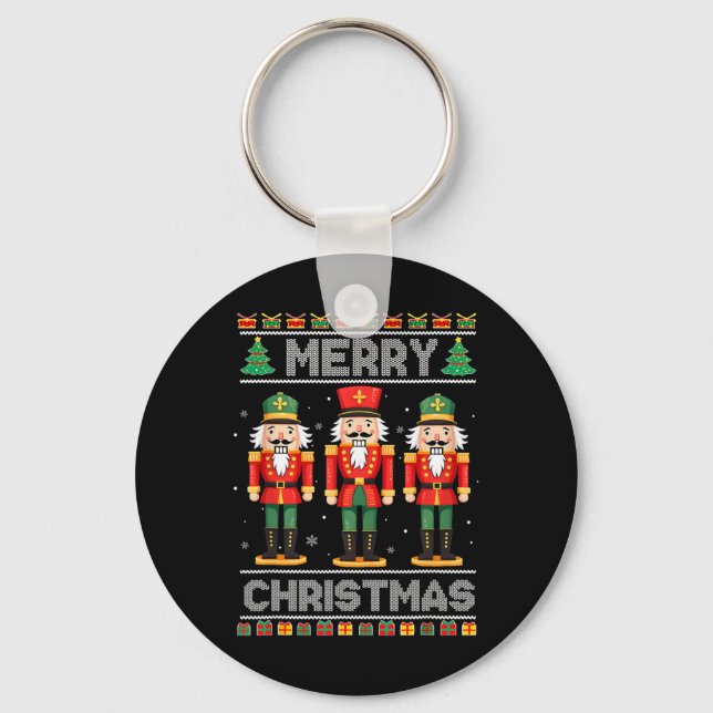 Porte-clés Joyeux Noël Casse-Noisette Ballet Festivals Hommes (Recto)