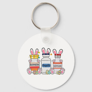 Porte-clés Joyeux OEufs de Pâques Bunny Oreilles de Pâques IC
