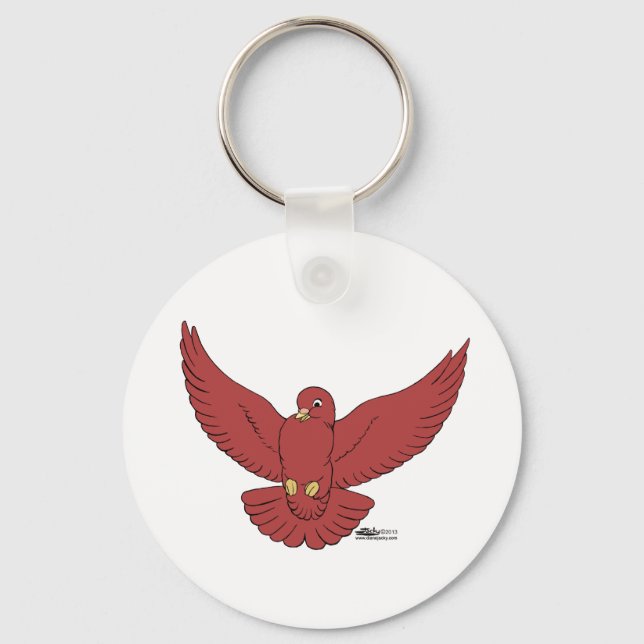 Porte-clés Joyeux Pigeon (Recto)