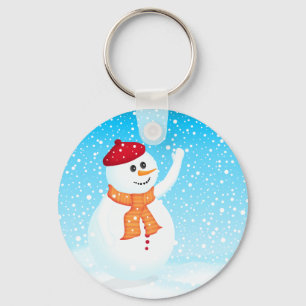 Porte-clés Joyeux Porte - clé Snowman