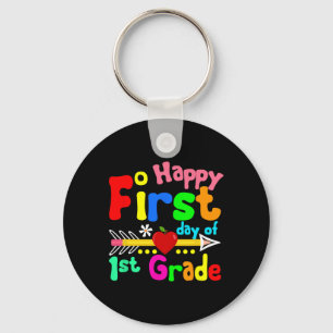 Porte-clés Joyeux premier jour de 1re année Enseignant Élève