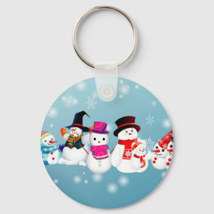 Porte-clés Joyeux Snowmen