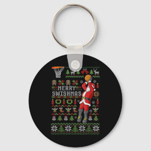Porte-clés Joyeux Swishmas vilain pull de Noël squelette Xmas