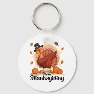 Porte-clés Joyeux Thanksgiving 