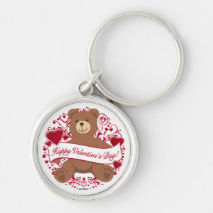 Porte-clés Joyeux Valentine ! Teddy bear