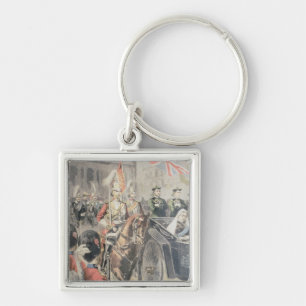 Porte-clés Jubilé de la reine d'Angleterre