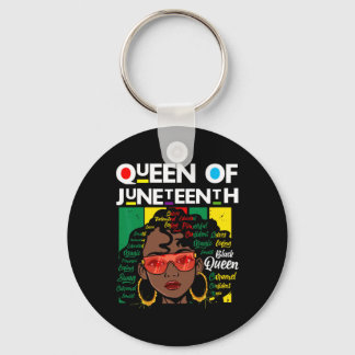 Porte-clés Junetten Black Queen Melanin Girl Magic Sista Wo