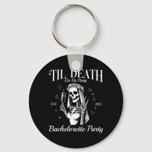 Porte-clés Jusqu'à ce que la mort fasse la fête Retro Hallowe