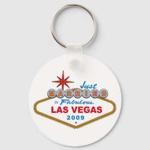 Porte-clés Juste marié à Las Vegas fabuleux 2009