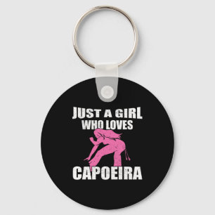 Porte-clés Juste une fille qui aime la capoeira arts martiaux