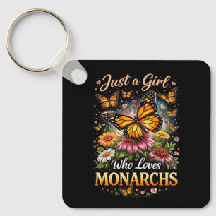 Porte-clés Juste une fille qui aime les monarques