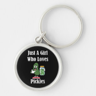 Porte-clés Juste une fille qui aime les pickles Pickle