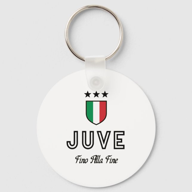 Porte-clés Juve Noir (Recto)