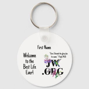 Porte-clés JW Personalized Baptism Porte - clé cadeau pour el